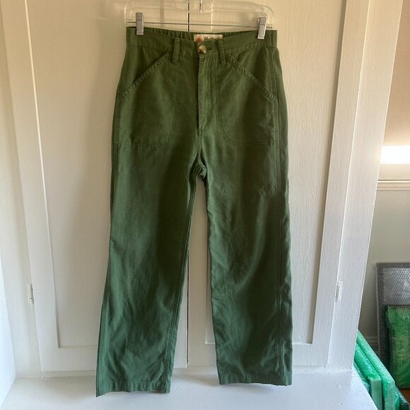 Mollusk Painter Pants in "Bud Green" (Sz S) - Picture 1 of 4